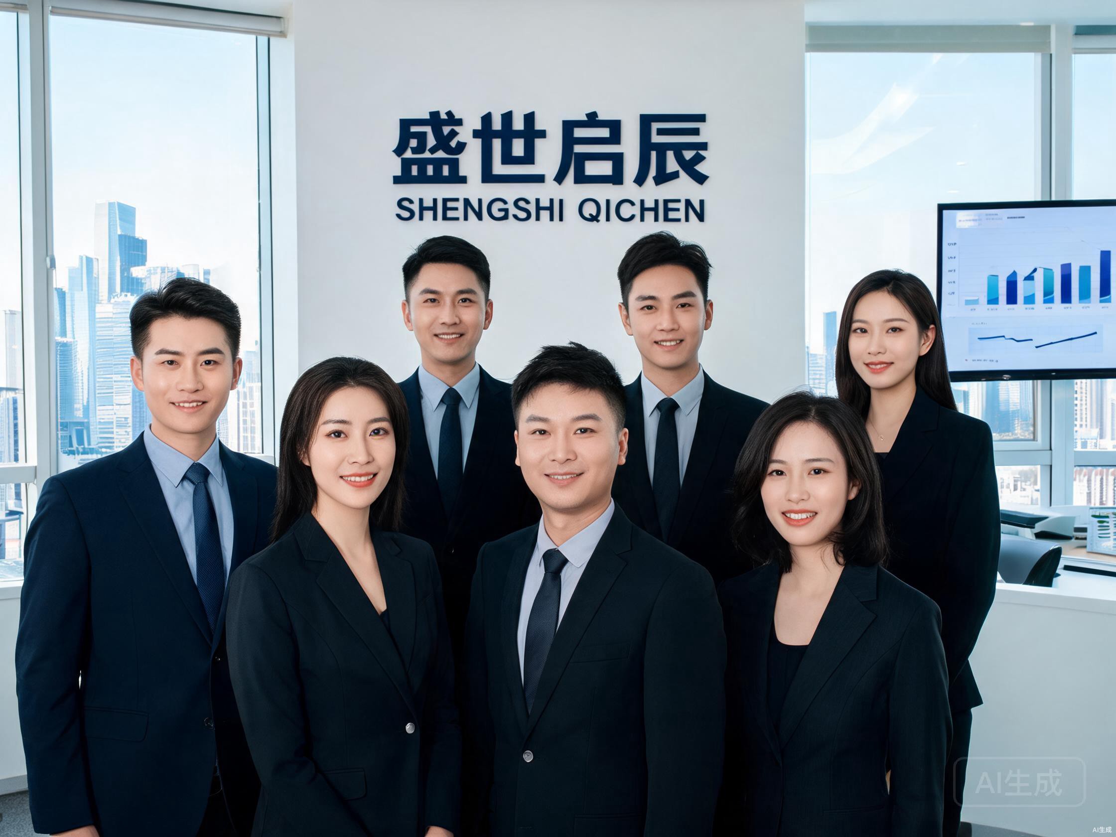盛世启辰专业财税团队合影